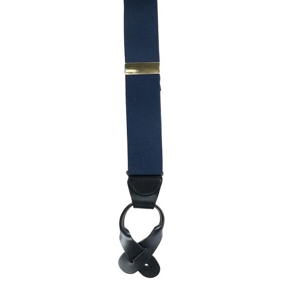 CTM Men's Elastic Button End Suspenders - Picture 3 of 3